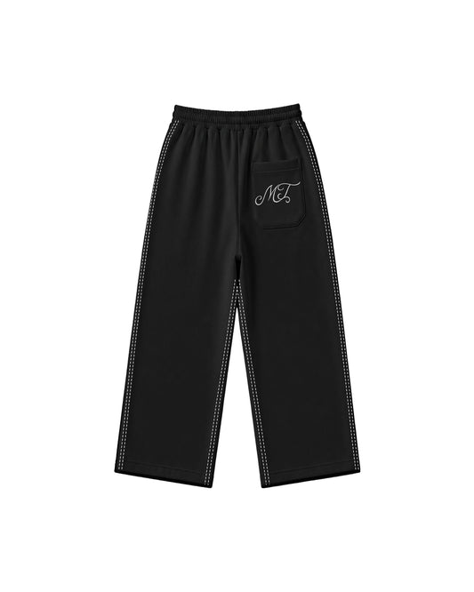 Stitched rhinestone pants